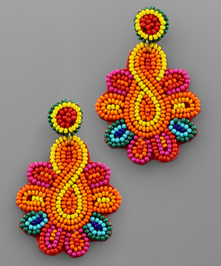 Multi Infinity Flower Earring