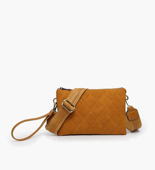 Mustard Quilted Izzy Crossbody