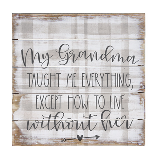 My Grandma Small Pallet Sign