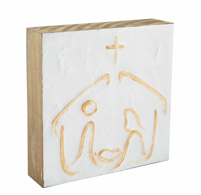 Nativity Block Art