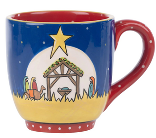 Nativity Oh Holy Night Mug