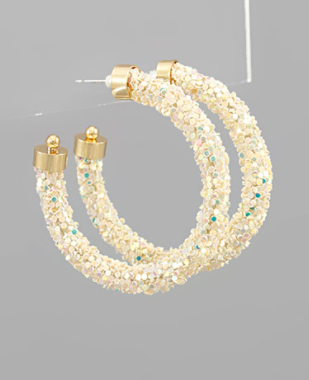 Natural Sparkling Hoop