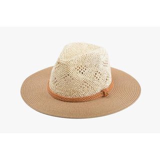 Natural Straw Fedora Hat