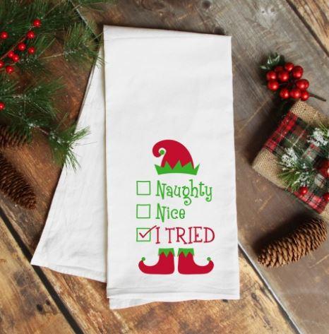 Naughty/Nice HandTowel