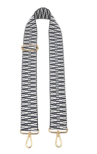 Navy Aztec Guitar Strap
