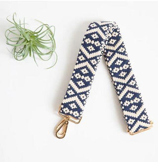 Navy & Cream Geo Strap