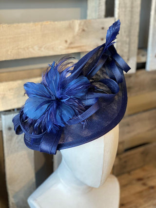 Navy Fashion Fascinator