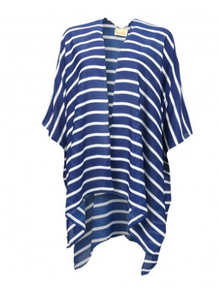 Navy Stripe Emma Kimono