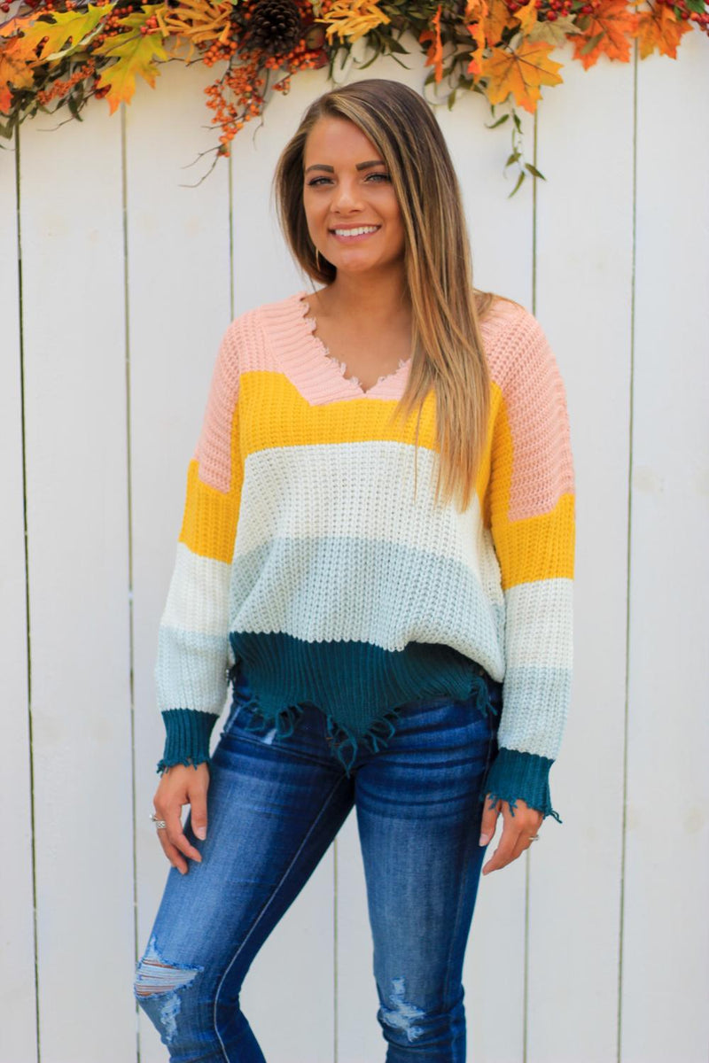 Nothing Else Stripe Sweater