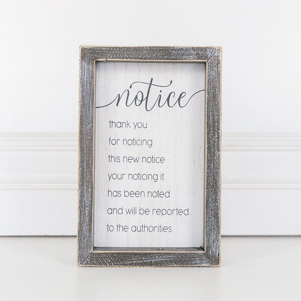 Notice Sign – Darling State of Mind