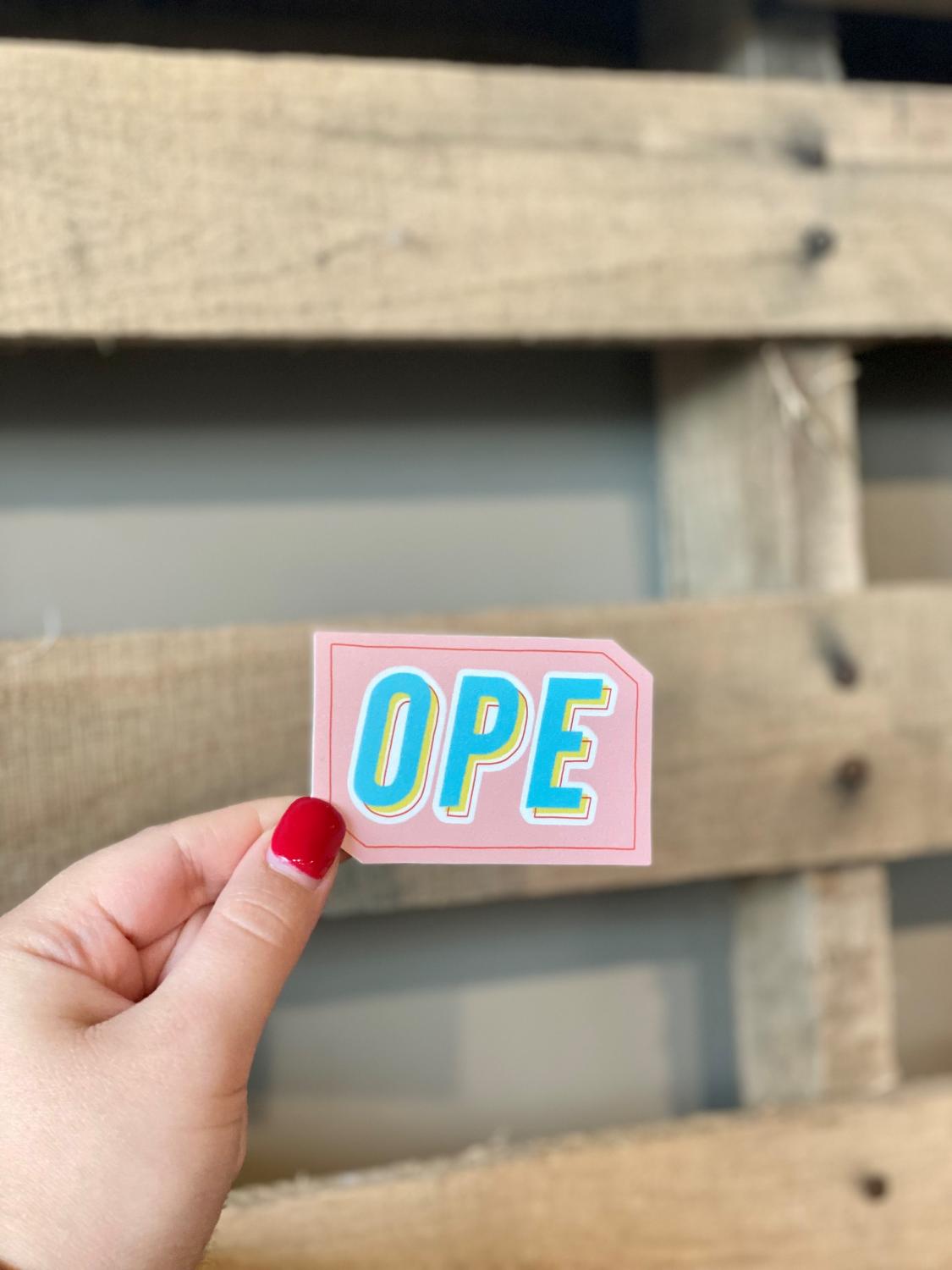 OPE Sticker – Darling State of Mind