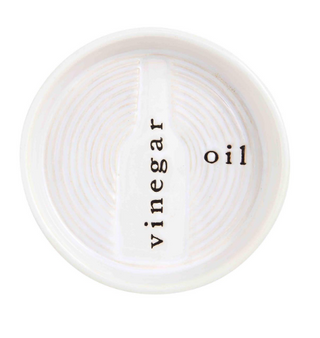 Oil/Vinegar Bottle Dish