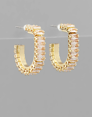 Olivia Hoop Earring Gold