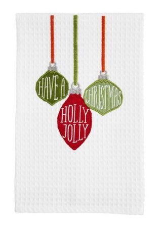 Ornaments Waffle Towel