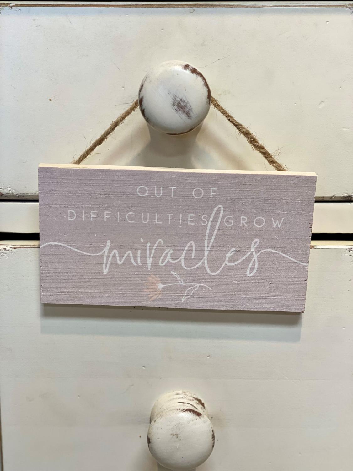 Difficalty Sign Out Of Difficulties Sign – Darling State of Mind