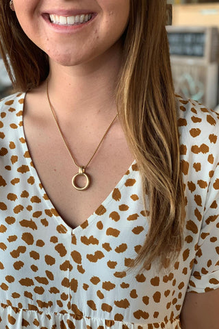 Paige O Ring Necklace