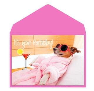 Pampered Pooch Birthday Card