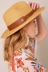 Panama Hat W/ Leather Strap