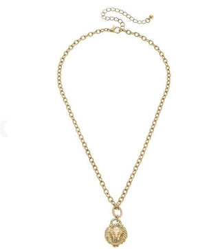 Parker Lion Head Necklace