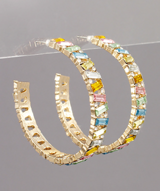 Pastel Jewel Hoop