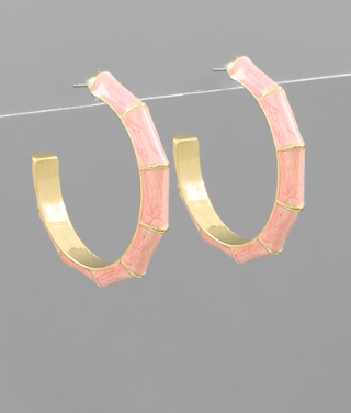 Peach Bamboo Hoop
