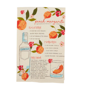 Peach Drink Recipe Towel