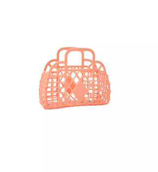 Peach Mini Retro Basket