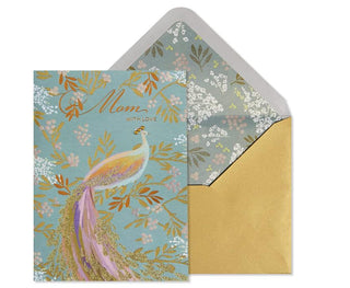 Peacock Mother's Day Card