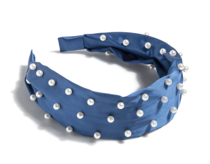 Pearl Headband Blue