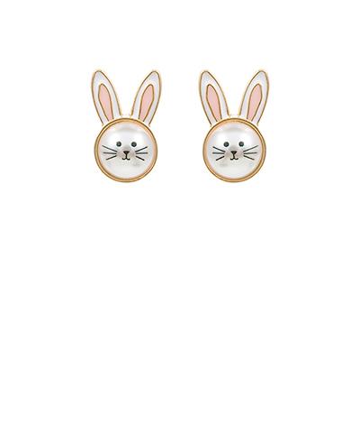 Pearl Rabbit Earring