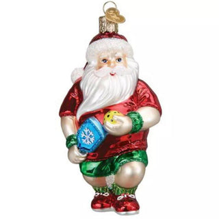 Pickleball Santa Ornament
