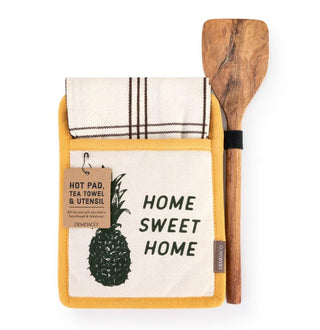 Pineapple Hot Pad Spatula Set