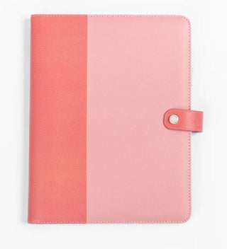 Pink Colorblock Portfolio