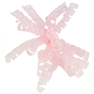 Pink Curly Sheer Bow