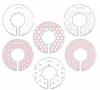 Pink Dots Closet Dividers