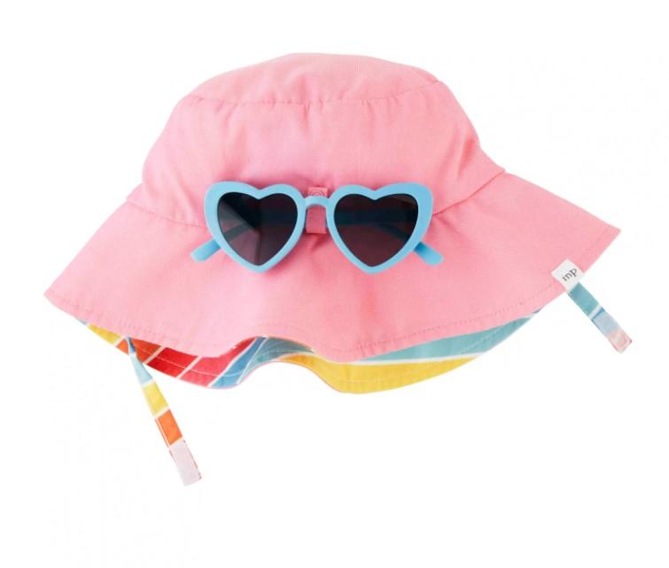 Pink Hat & Sunglasses