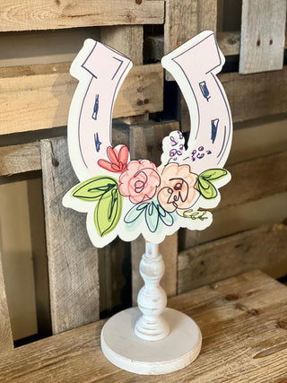 Pink Horseshoe Topper