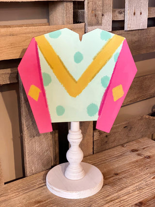 Pink Jockey Silk Topper