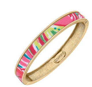 Pink Makenzie Tropical Bangle