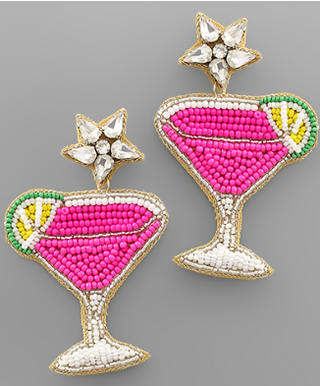 Pink Martini Earring