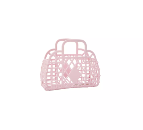 Pink Mini Retro Basket