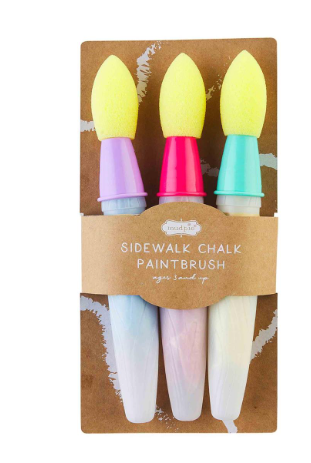 Pink Paint Brush Chalk Set
