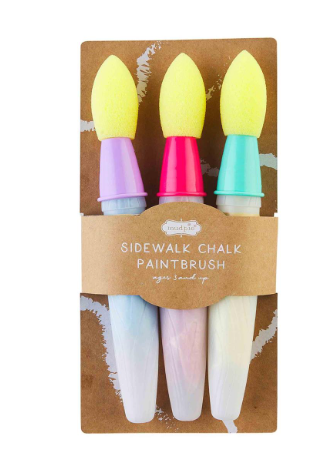 Pink Paint Bruch Chalk Set