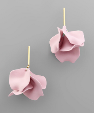 Pink Petal Earring