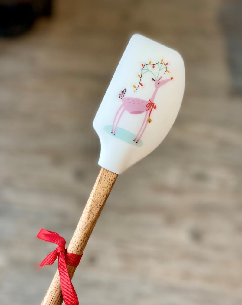 Pink Reindeer Spatula