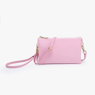 Pink Snake Wristlet Crossbody