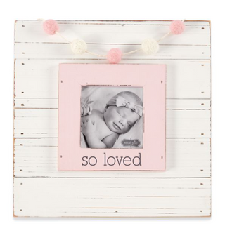 Pink "So Loved" Frame