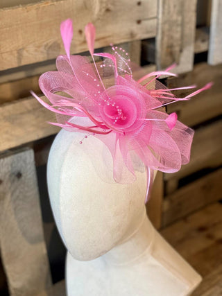 Pink Southern Fascinator