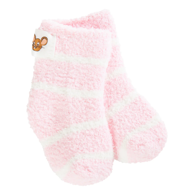 Pink Stripe Infant Cozy Sock