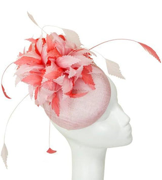 Pink Wild Feather Fascinator